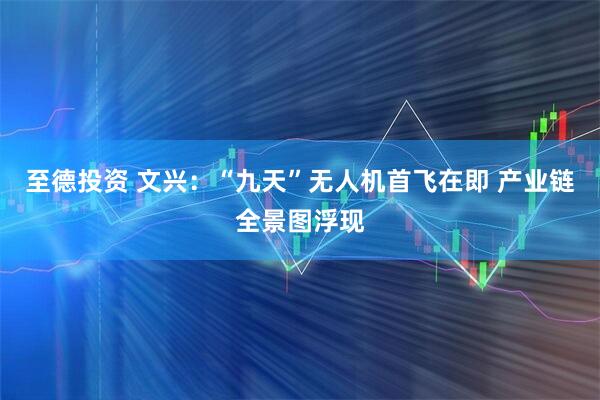 至德投资 文兴：“九天”无人机首飞在即 产业链全景图浮现