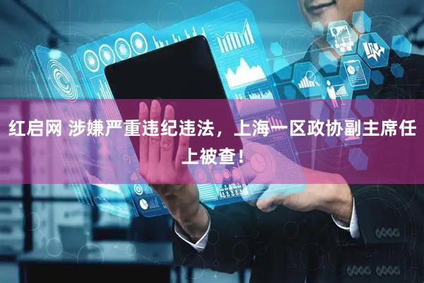 红启网 涉嫌严重违纪违法，上海一区政协副主席任上被查！